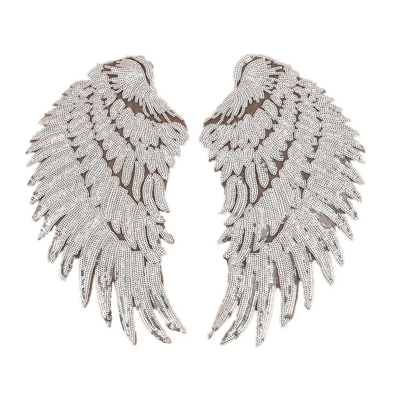 1 pair Sequin Patch DIY Angel Wings Iron On Patches For Kids Clothes Sew-On Embroidered Patch Motif Applique Stickers 4 Colors
1 pair Sequin Patch DIY Angel Wings Iron On Patches For Kids Clothes Sew-On Embroidered Patch Motif Applique Stickers 4 Colors