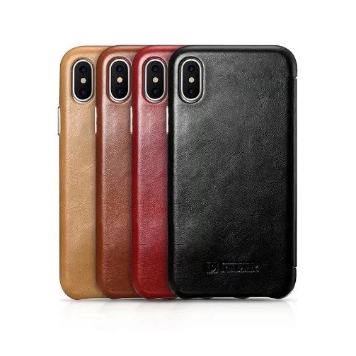 Оригинальный ICARER ручной работы ретро чехол из натуральной кожи для Samsung Galaxy Note8