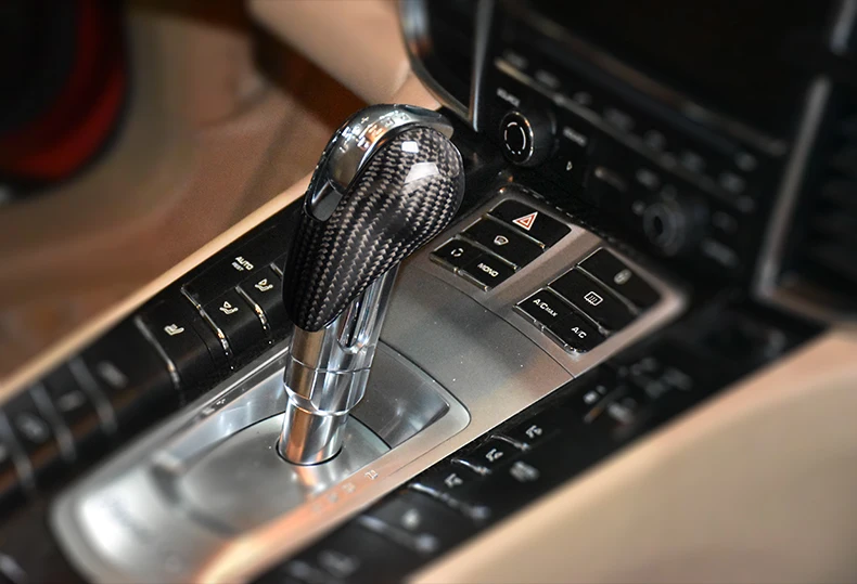 Подходит для Porsche Cayenne panamera ручка переключения передач из углеродного волокна|shift