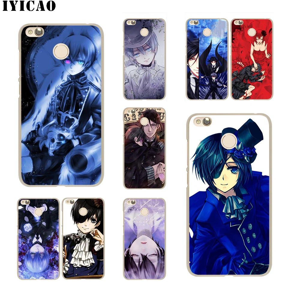 IYICAO Anime Black Butler Ciel for Xiaomi Mi 5 5S 6 9 8 A2 Lite 5X Mix 2S F1 SE MAX 3 9T A3 Pro CC9E Redmi Note | Мобильные телефоны