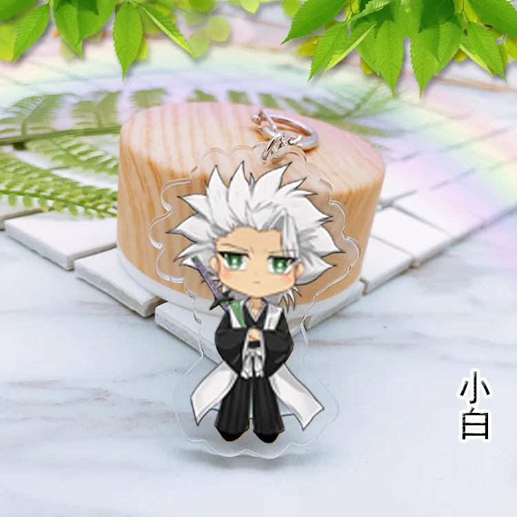 Аниме BLEACH косплей Kurosaki Ichigo брелок двухсторонний модный мультяшный подвески