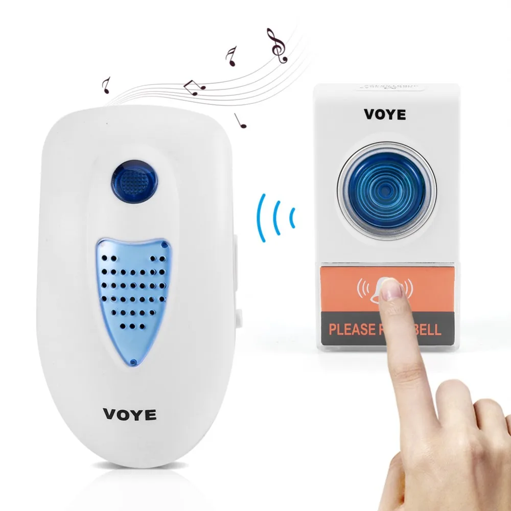 

Wireless Remote Music Doorbell DC Transmitter and Chinese Standard Plug 220V Receiver