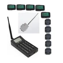 Pocsaging paging sytem,1pc link to computer transmitter,5pcs text message watch pager, 5pcs alpha clip pager,1pc Pocsag repeater