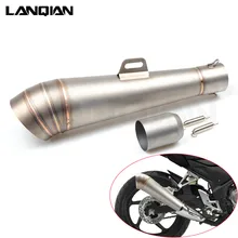 Мотоцикл staainless сталь Мотоцикл выхлопная труба Модифицированная обожженая трубка выхлопная труба для Kawasaki Z750 Z1000 Z800 ZX6R ZZR
