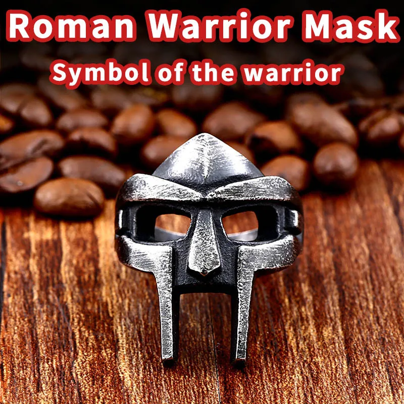 BEIER stainless steel character geometry Viking raven head ring for man`s gift Punk rock Jewelry boy`s gift BR8-582