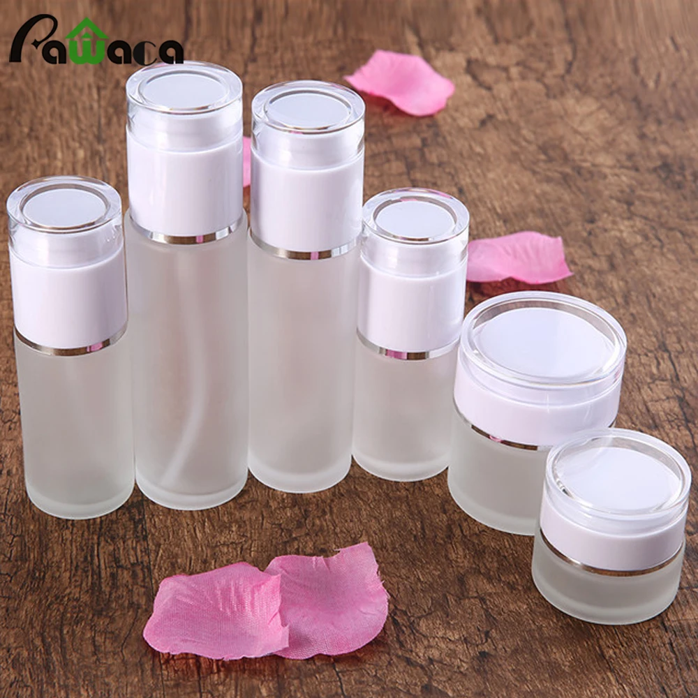 2/3/6pcs Make Up Organizer Travel Empty Storage Bottle Storage Box