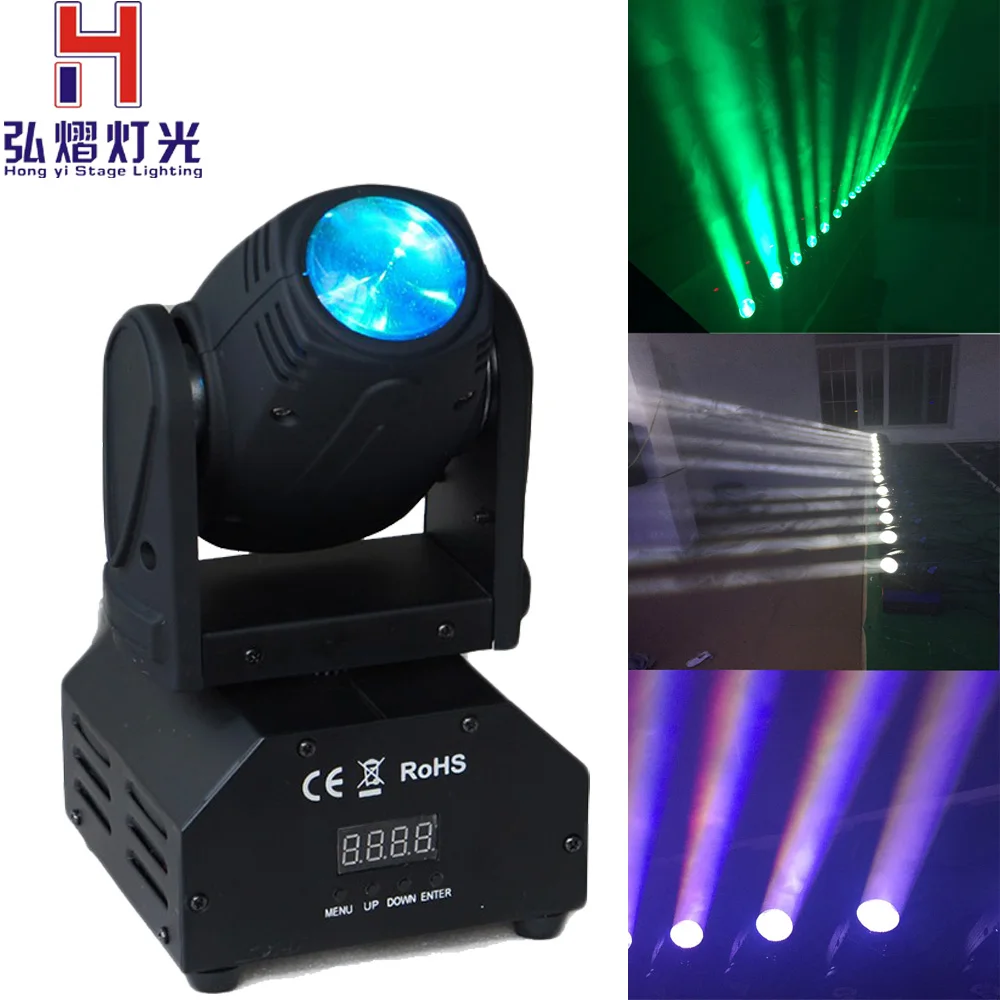 

(1 pcs/lot) high quanlity moving head led 10w led beam moving head light 9/11 dmx channels for dj light from china moving head