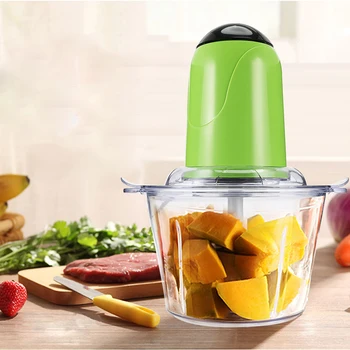

2L Multifunctional Electric Food Processor Meat Grinder Blender Juicer Food Mixer Fruit Electric Blender for 2-3 People