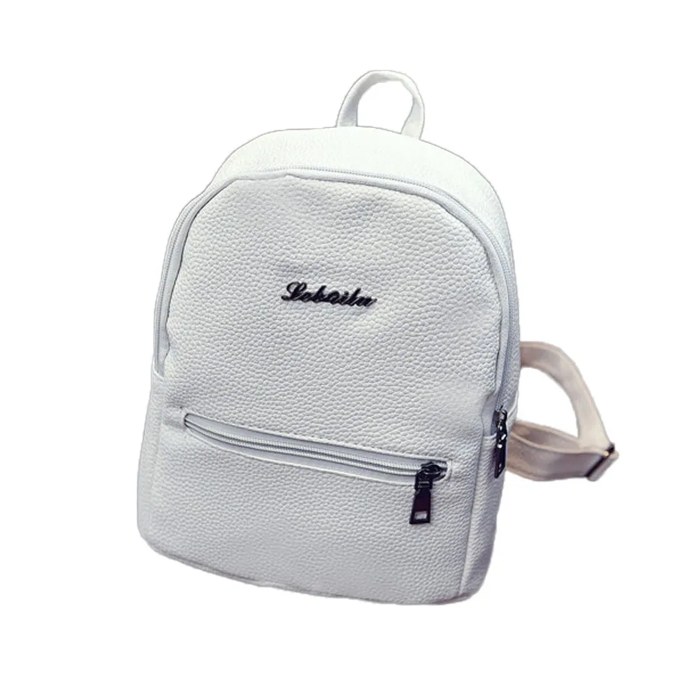 Для девочек кожаная школьная сумка рюкзак для путешествий сумка-ранец женский плечевой рюкзак Gelqilu письмо железо конфеты личи рюкзак H30418