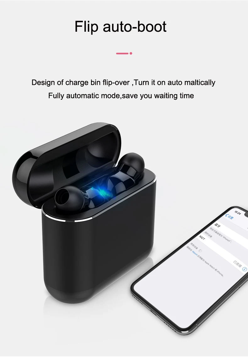Беспроводная bluetooth-гарнитура, наушники