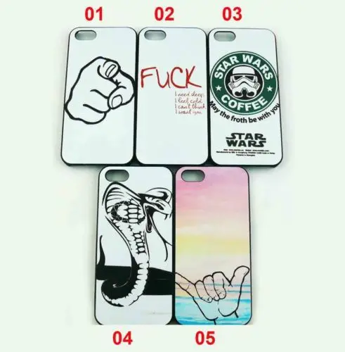 1 Piece Free Shipping Hot Fashion Colorful Hybrid Plastic Hard Skin Back Cover Case For iPhone 5 5S |