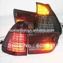 Для BMW X5 E53 светодиодный задний светильник задний фонарь 1998-06 All Smoke Black