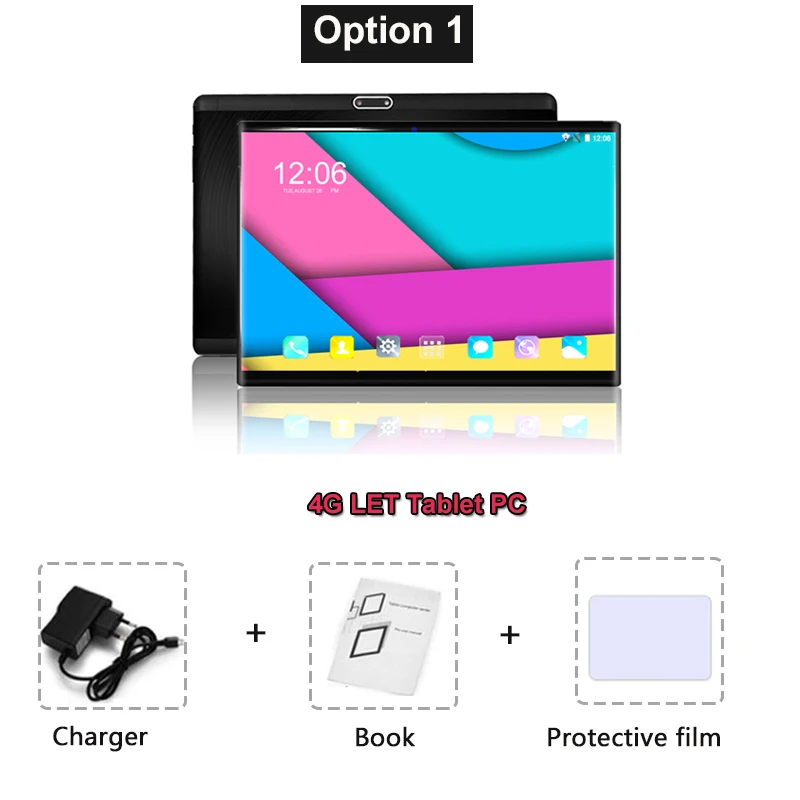 Новинка, 10 ядер, 10 дюймов, планшетный ПК, Android 8,0, 1920*1200, ips ram, 6 ГБ rom, 64 ГБ, две sim-карты, 8 Мп камера, 2,4/5G, wifi, планшеты 10,1 - Комплект: Комплект 1
