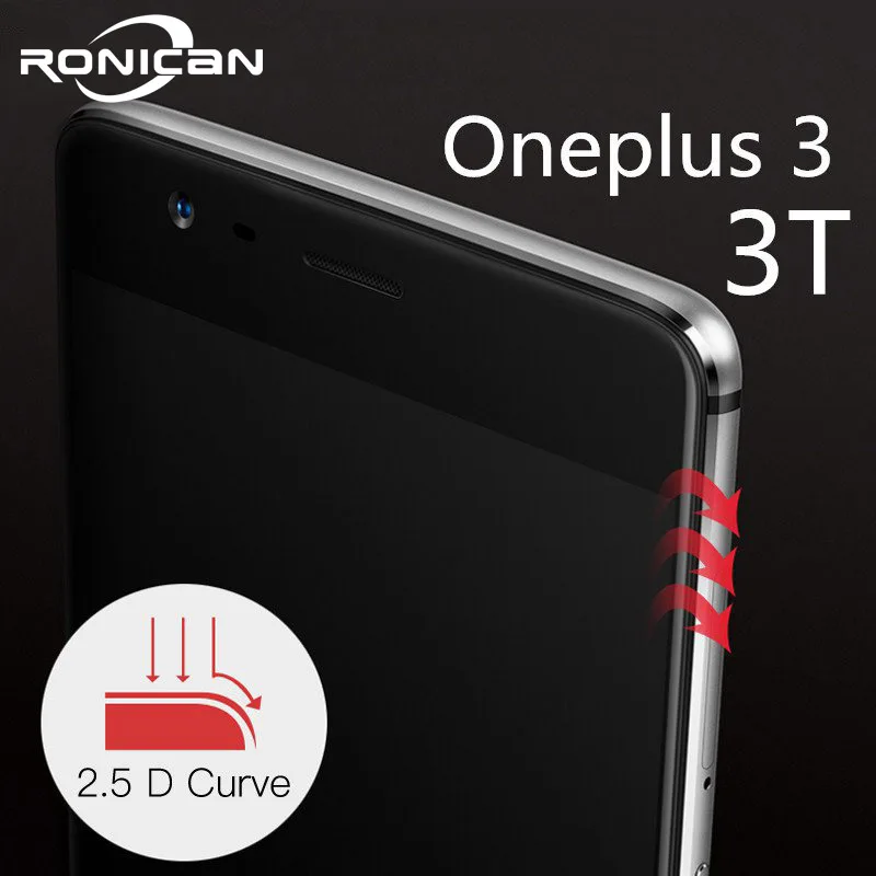 Оригинальное закаленное стекло oneplus 3 T защита для экрана t полное покрытие