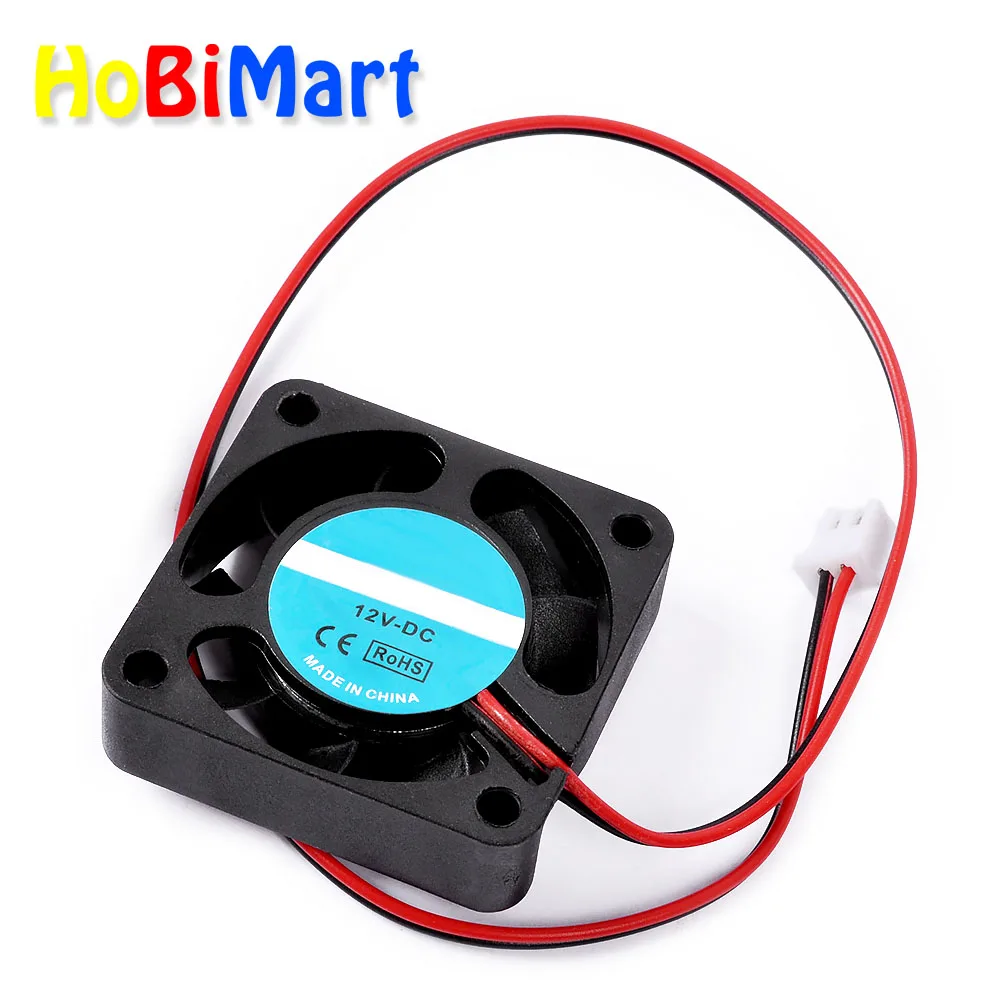 50pcs 3D Printer Makerbot Accessories Extruder Small Cooling Fan 12V 4010 Hbm0374 ain