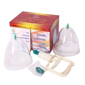 

New Breast Enlargement Pump 13cm CUP Chest gain Cupping Appliance For Lady A B C D breast bigger massage cupping theray Size L