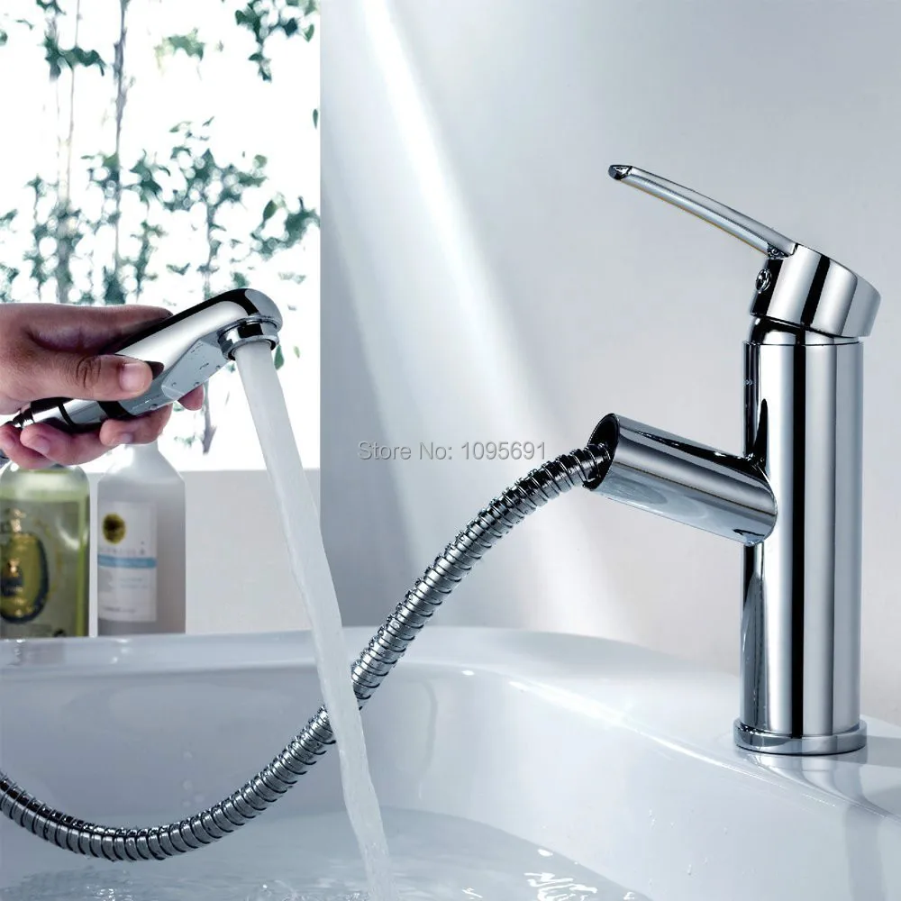 Смеситель для раковины (умывальника) webert stresa st830102 chrome/gold однорычажный двухцветный. Смеситель с выдвижным поворотным изливом из латуни, белый/хром gf220. Boou faucet bj9144 для кухни. 23844003 grohe. Смеситель для раковины ledeme l1055-25.