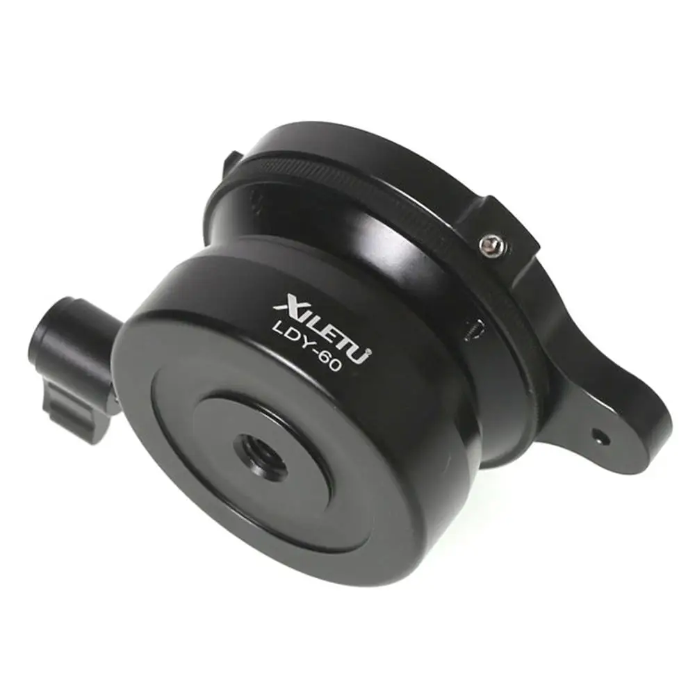  XILETU LDY-60 Adjusting Platform for Tripod Monopod Semisphere Base Panoramic Head 1/4