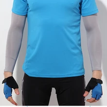 Компрессионная грелка для рук, защита от солнца, УФ-защита для мужских видов спорта, бега, велосипеда, баскетбола, волейбола, гольфа, налокотники, рукава для рук