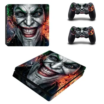 

DC The Joker PS4 Slim Skin Sticker Decal Vinyl for Playstation 4 Console and 2 Controllers PS4 Slim Skin Sticker