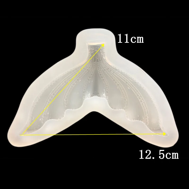 

silicone molds 3D Mirror large mermaid tail fish tail DIY crystal Epoxy jewelry making Epoxy resin UV mold