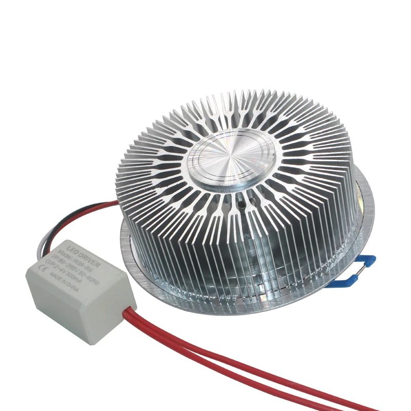 Светодиодный светильник s 3 Вт RGB алюминиевый встраиваемый потолочный светильник AC85-265V светильник для помещений