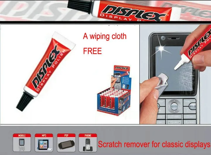 Германия Displex 5 г ремонтный паста акриловые классический отображает Scratch Remover Крем Для MP3 Оборудование для psp мобильный как Шарп AQUOS