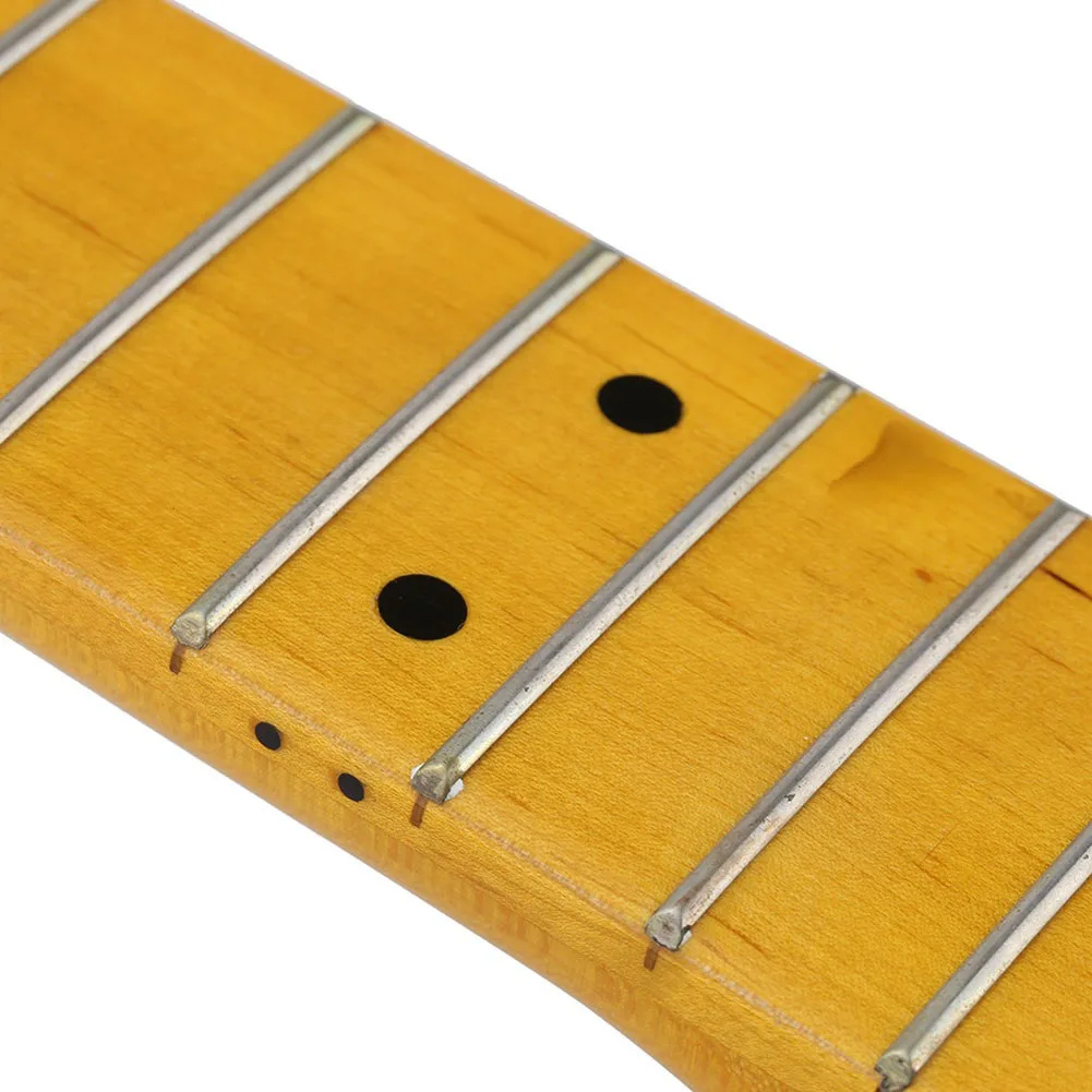 guitarra pescoço bordo fingerboard com ponto para