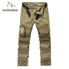 NUONEKO-Pantalones de senderismo transpirables y desmontables para hombre, shorts masculinos de secado rápido, para acampada o montaña, talla grande 6XL, para verano, PN09 ► Foto 2/6