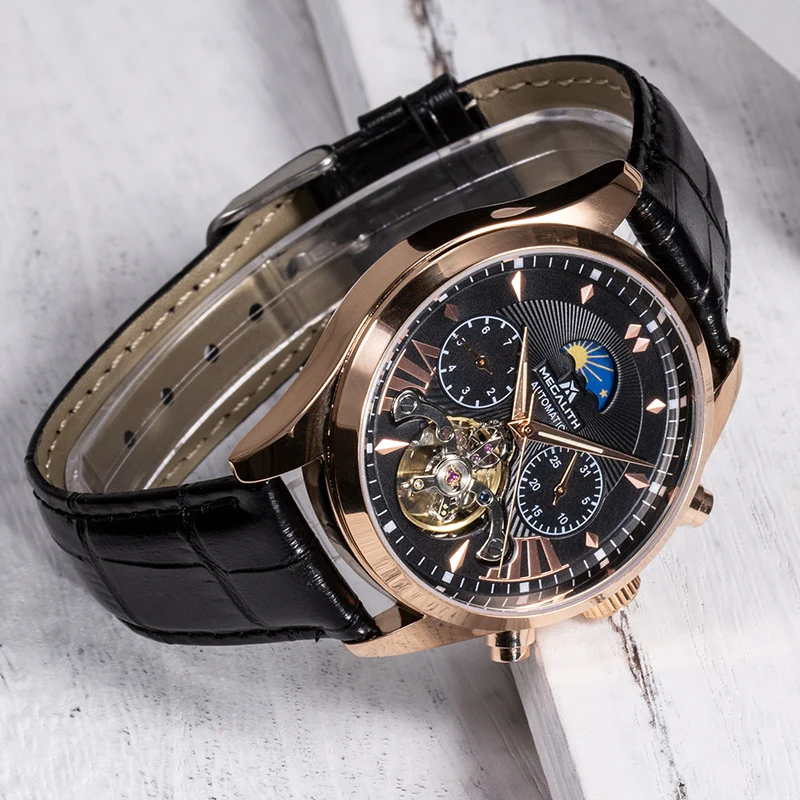 

MEGALITH Luxury Top Brand Mens Watches Automatic Mechanical Watch Luminous Watch Men Diving Male Sport Wristwatches Clock