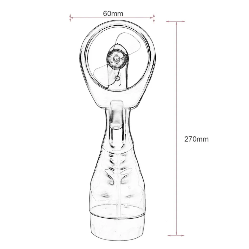 Портативный ручной мощный вентилятор мини открытый туман водяное охлаждение спрей вентилятор для увлажнения воды вентилятор