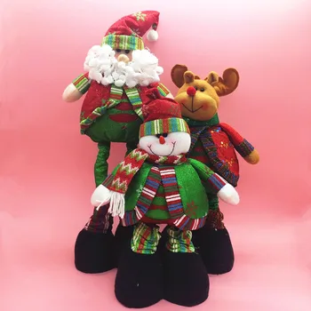 

Table Ornament Snowman/ Moose/ Cute Santa Claus Design Indoor Christmas Standing Decorations Supplies xmas adornos navidad 2015