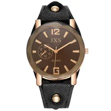 Retro Watch Band Woman Watch Left Single Eye Nail Dial Clock Wristwatch For Ladies Gift Daily Wild Orologio Donna Moda Mujer *A
