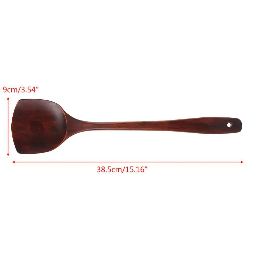 Bamboo Spoon Natural Health Wood Kitchen Accessories Slotted Mixing Shovels Holder Cooking Utensils Dinner Food Wok Supplies