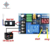 XH-M604 зарядное устройство Модуль управления DC 6-60 в хранение литиевая контроль зарядки аккумулятора переключатель защиты