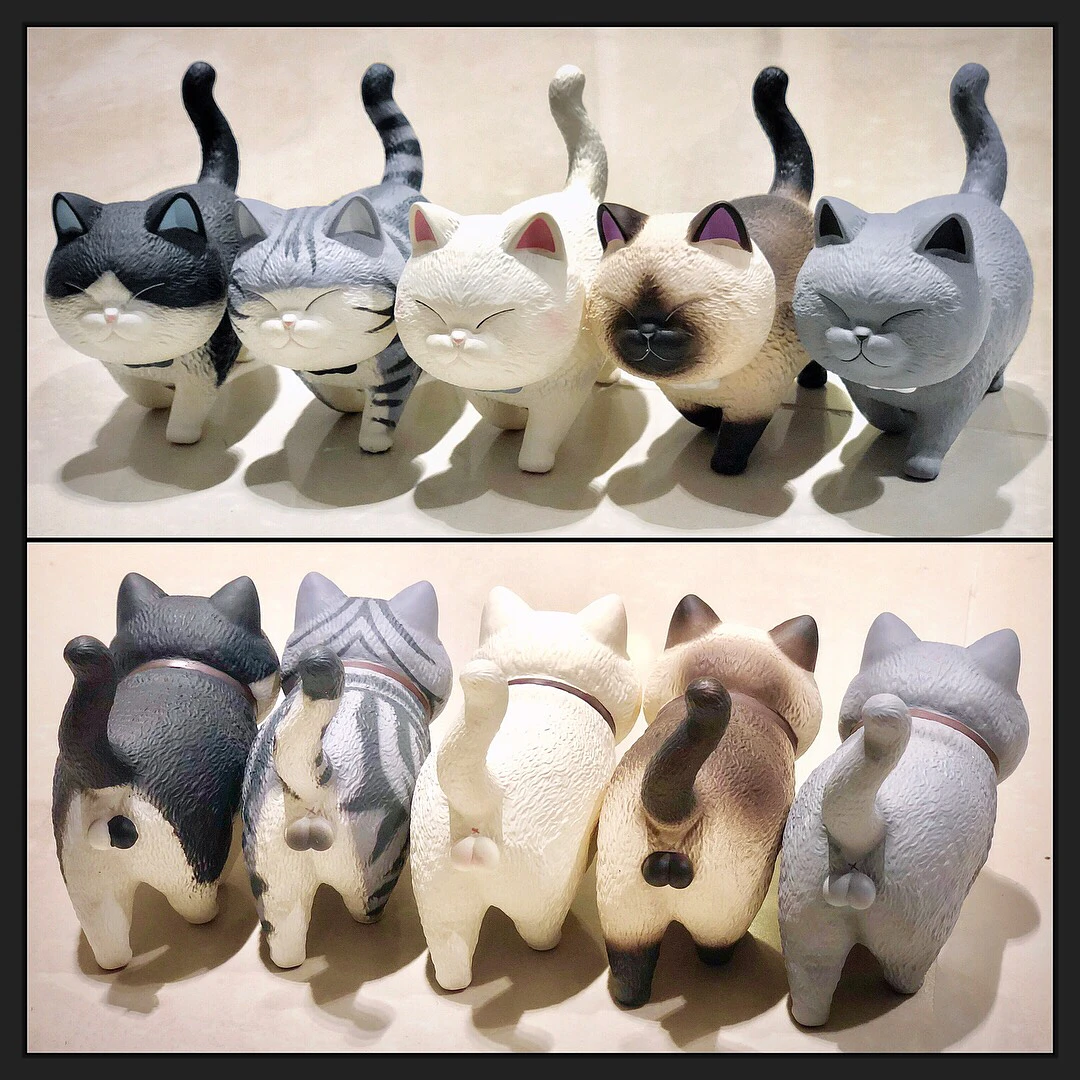 

9pcs Meow cute instacat cat toy lovely catlover model EOS0