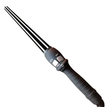 

There are free gloves Curlers Conical Curling Iron Single Tube Ceramic Glaze Pear Flower Cone Electric Hair Curly Hair
