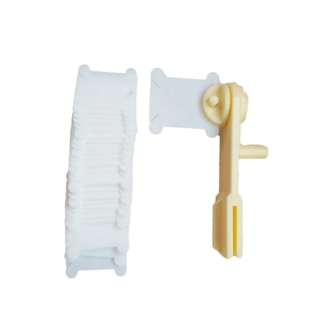 String Winder and 30pcs Thread Card Embroidery Thread Bobbin Winder Stitch Wound String Winder and 30pcs Thread Card Embroidery Thread Bobbin Winder Stitch Wound