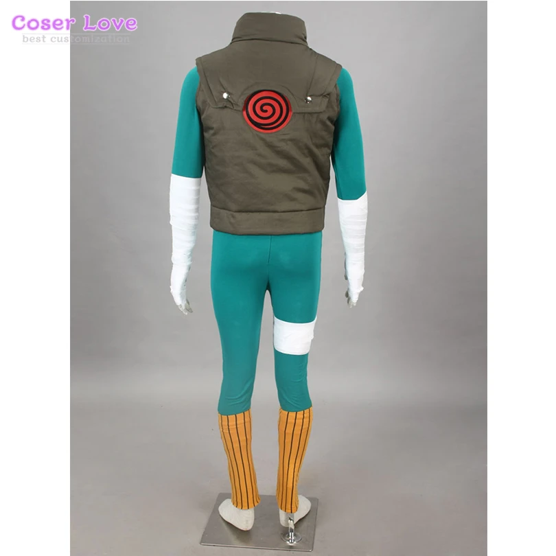 Наруто: Shippuden Rock Lee Косплей Костюм Новый год рождественский костюм "не могу быть заказным"