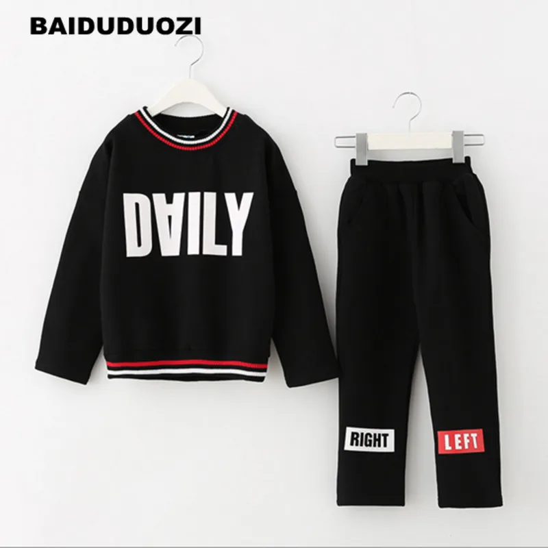 Tracksuit Girls Sports Suits Fashion Toddler Girl Clothing Sets 2017