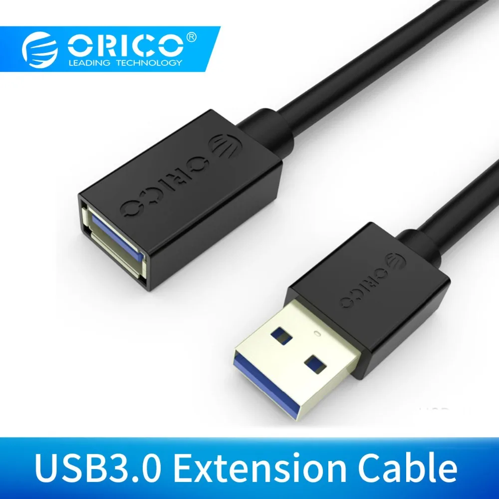 ORICO USB3.0 AM to AF удлинитель 1 0/1 5 метра черный/белый для SB клавиатуры мыши u диска