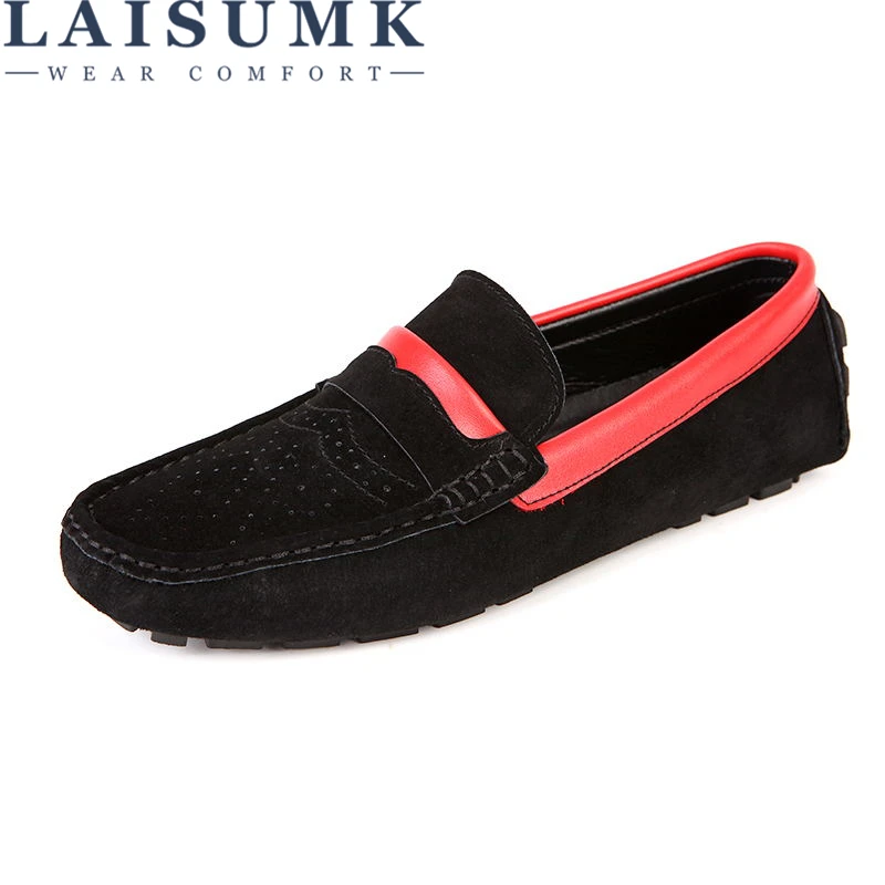 

2017 LAISUMK Men Casual Shoes Spring Autumn Breathable Slip-on Casual Men Shoes Fashion Designed Mens Shoes