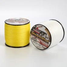 Marcas nuevo 1000 M pesca 6LB-40LB cord spectra PE trenzado línea de pesca 4 hebras supper fuerte 0.1mm-0.33mm aparejos de pesca