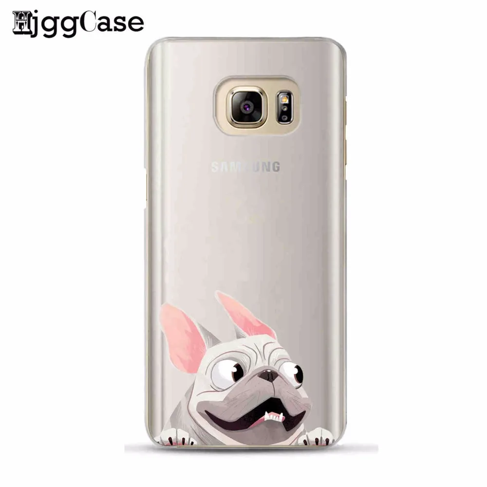 Cute Cartoon Animal Cat Dog Bulldog phone Case for Samsung Galaxy S6 S7 Edge S8 S9 plus J3 J5 J7 A3 A5 A7 2016 2017 A8 plus 2018 Cute Cartoon Animal Cat Dog Bulldog phone Case for Samsung Galaxy S6 S7 Edge S8 S9 plus J3 J5 J7 A3 A5 A7 2016 2017 A8 plus 2018