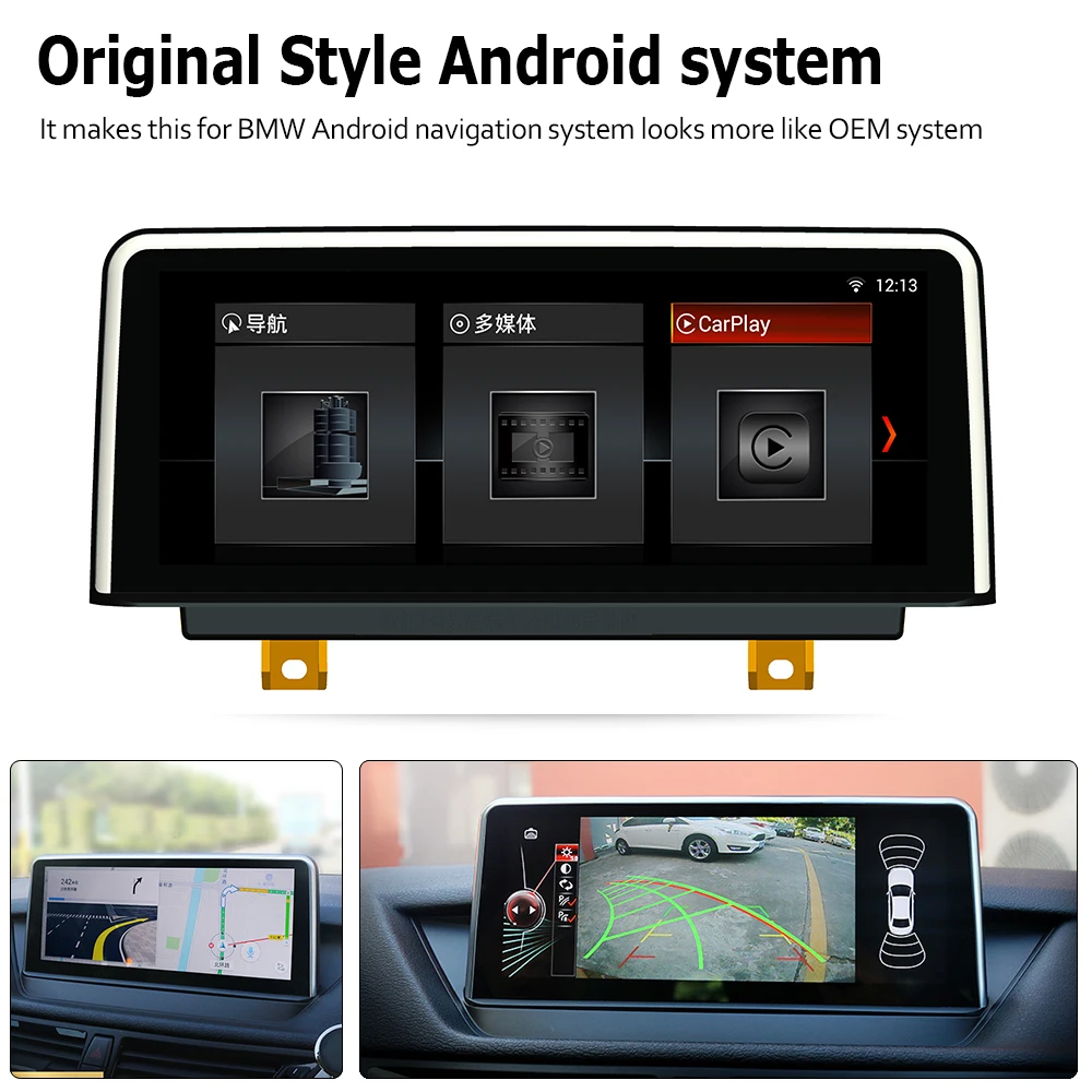 Discount 10.25" Android car multimedia player For BMW 1 Series 2017~2019 EVO Navigation Navi GPS BT Support 4G 3G WiFi Radio stereo 5