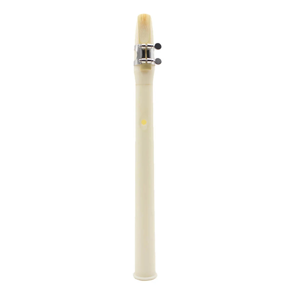 Деревянный переносной саксофон практичный саксофон с тростниковым духовым прибором маленький мини карман с альт мундштуками легкий#2 - Цвет: Белый