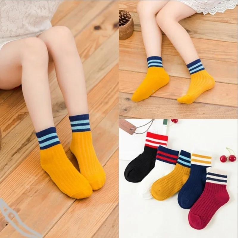 

5 Pair/lot New Soft Cotton Boys Girls Socks Cute Cartoon Pattern Kids Socks For Baby Boy Girl 7 Kinds Style Suitable