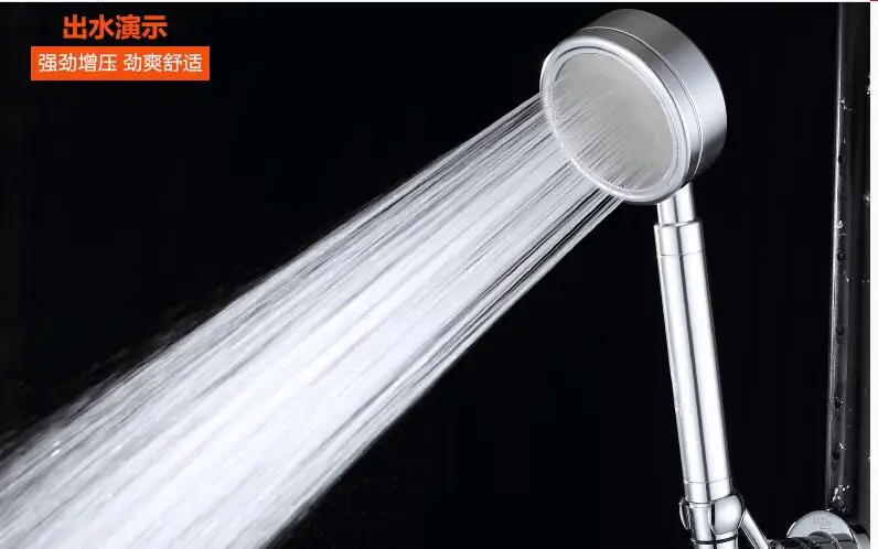 

Space aluminum supercharger hand-held shower accessories shower head