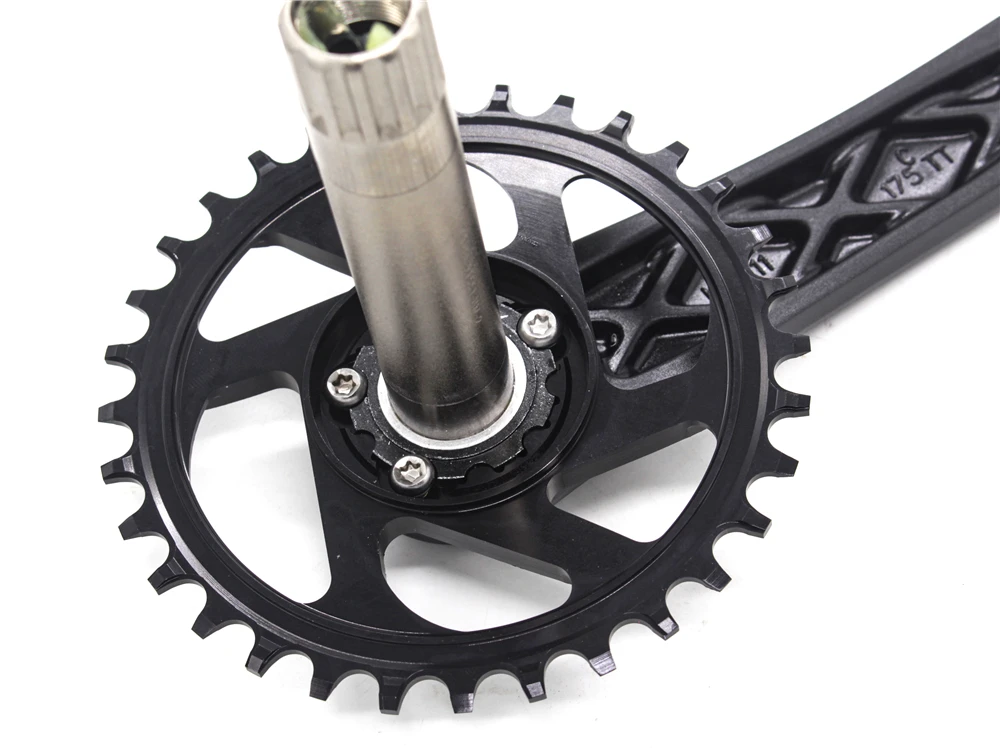 Зубцы для рулевого колеса Mtb 170 /175 мм 30 /32 /34 /36 /38 T 7075 Cnc из алюминия узкая ширина