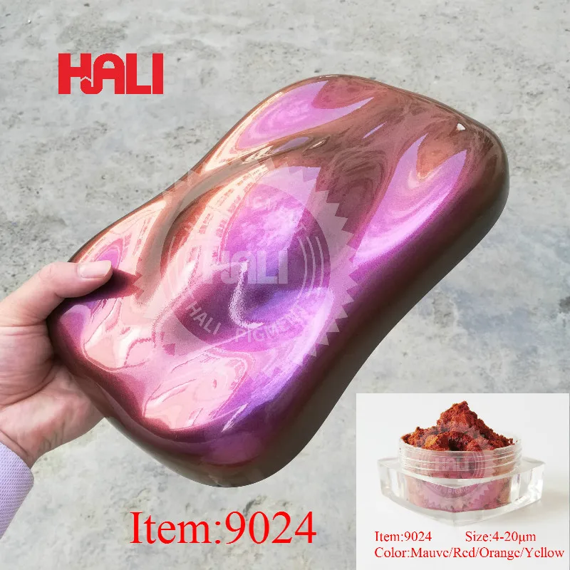 

chameleon pigment for printing ink color change powder chrome pigment,item:9024,1lot=10gram,particle size:4-20um,free shipping.